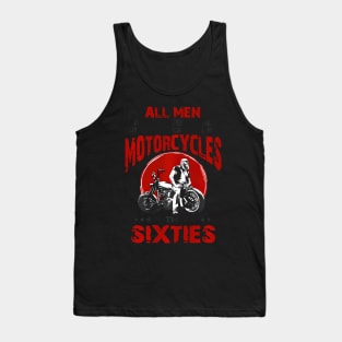 Ride Motorcycles In Their Sixties 60Th Birthday Tank Top